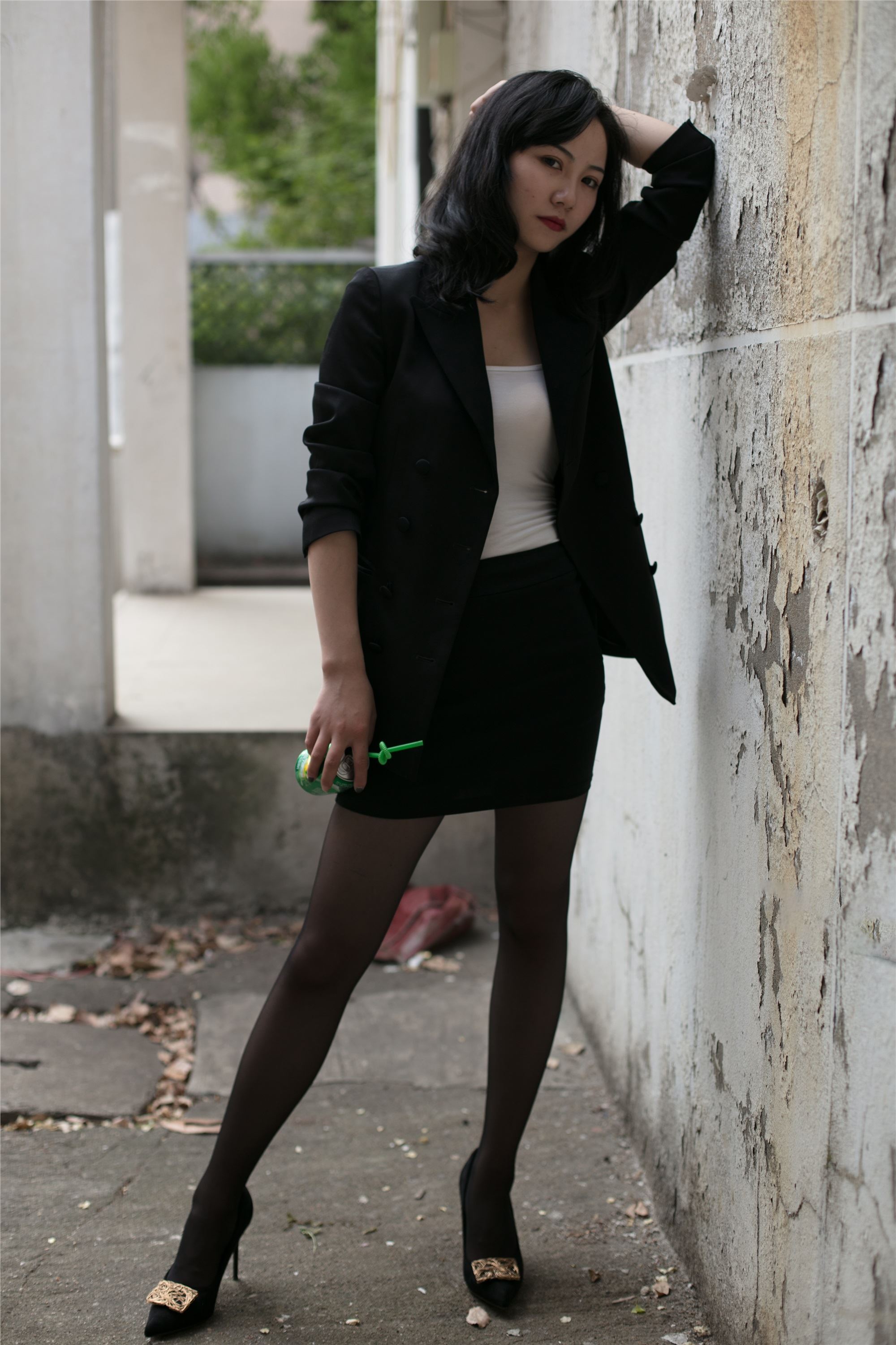 奈丝写真 NO.061 小啊刀-西装&短裙&黑丝